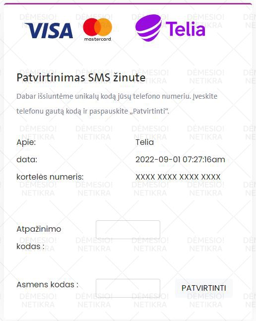 „Telia“ įspėja dėl finansinių sukčiavimų jų vardu