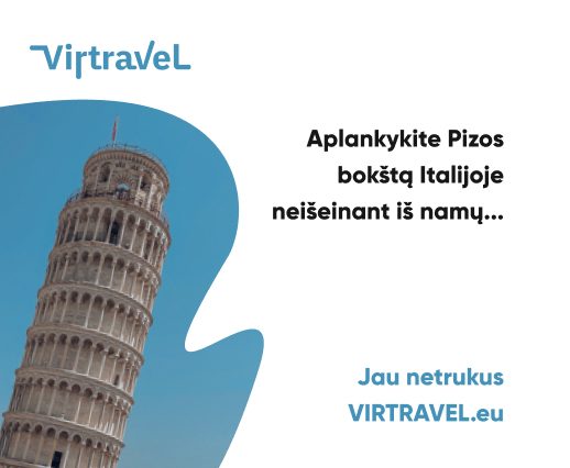 Netrukus patirsite Europos žymiausių miestų kultūrą VIRTRAVEL virtualiose kelionėse