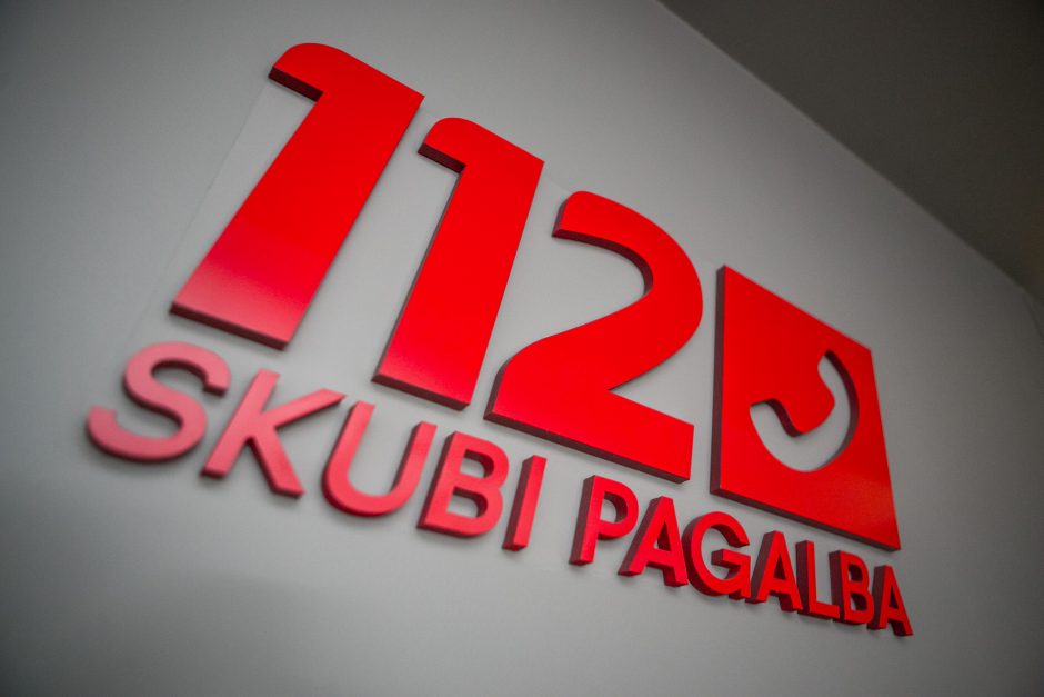 Numeriu 112 paskambinusi moteris dėkojo už išgelbėtą gyvybę