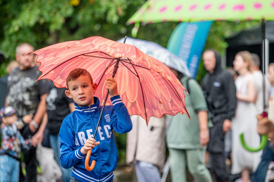 Suskambusiame Kadagių slėnyje klausytojų neišgąsdino nei griaustinis, nei liūtis