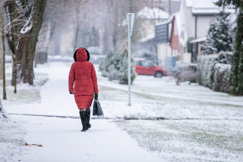 Kaunas pasidengė balta sniego skraiste: kokių orų sulauksime šią savaitę?