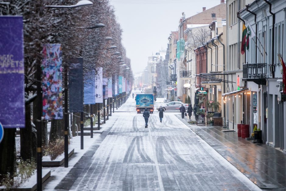 Kaunas pasidengė balta sniego skraiste: kokių orų sulauksime šią savaitę?