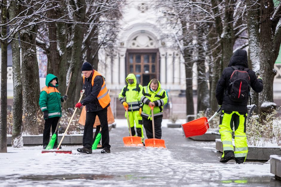 Kaunas pasidengė balta sniego skraiste: kokių orų sulauksime šią savaitę?