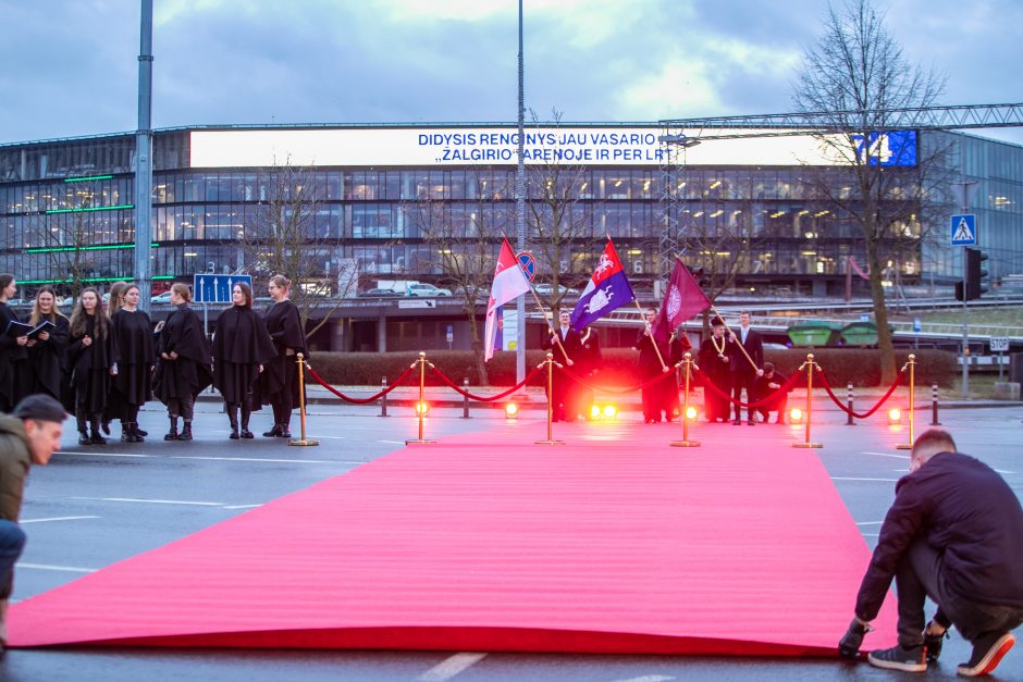 Lietuvos universiteto šimtmečio renginių startas – vienoje judriausių Kauno sankryžų