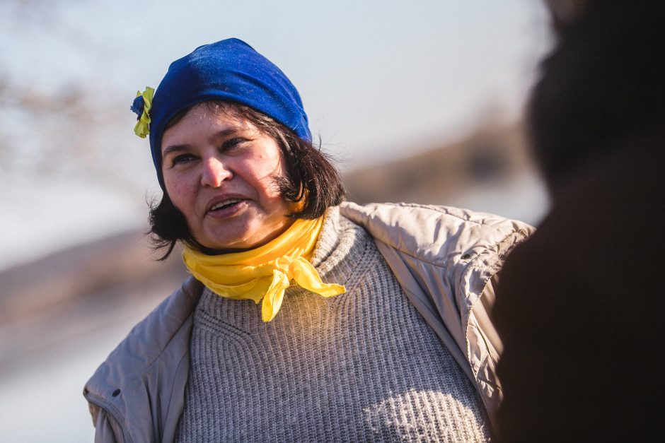 Vilkijiečių surengtoje Ukrainos palaikymo šventėje sutikta pabėgėlė: mūsų žmonės nepasiduos