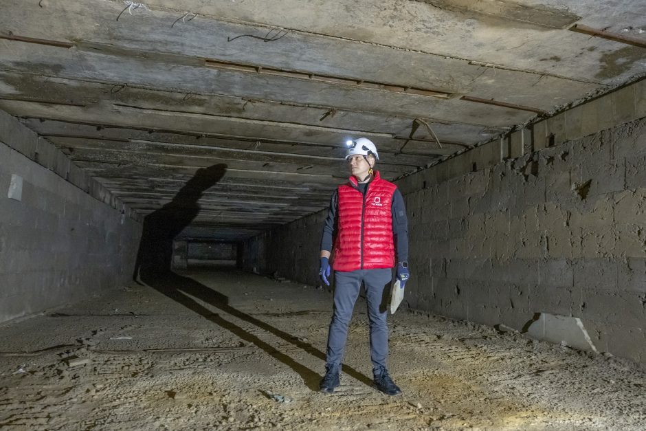 Vilniuje atrastas slaptas tunelis