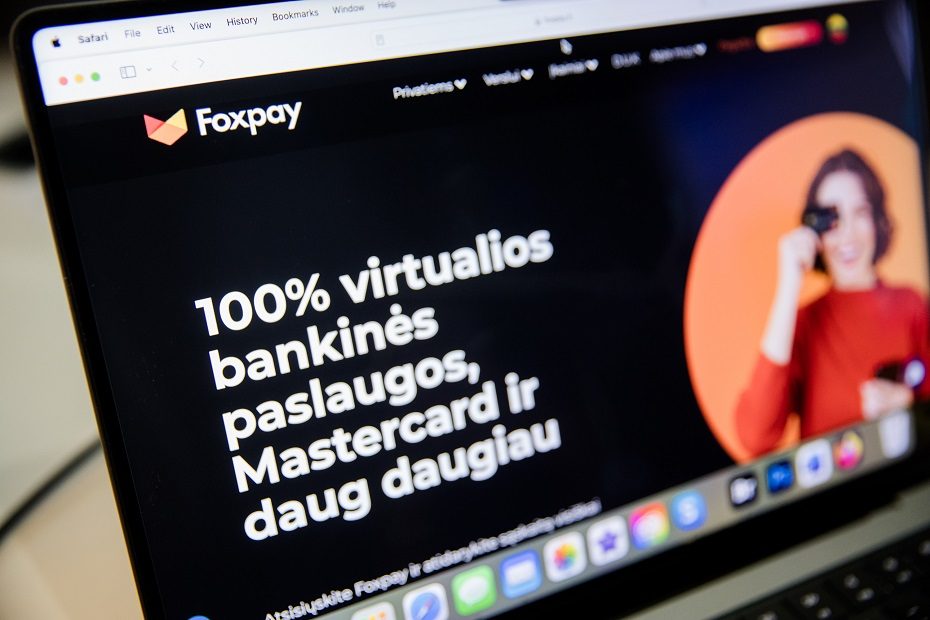 „Foxpay“ bylinėjasi su Lietuvos banku