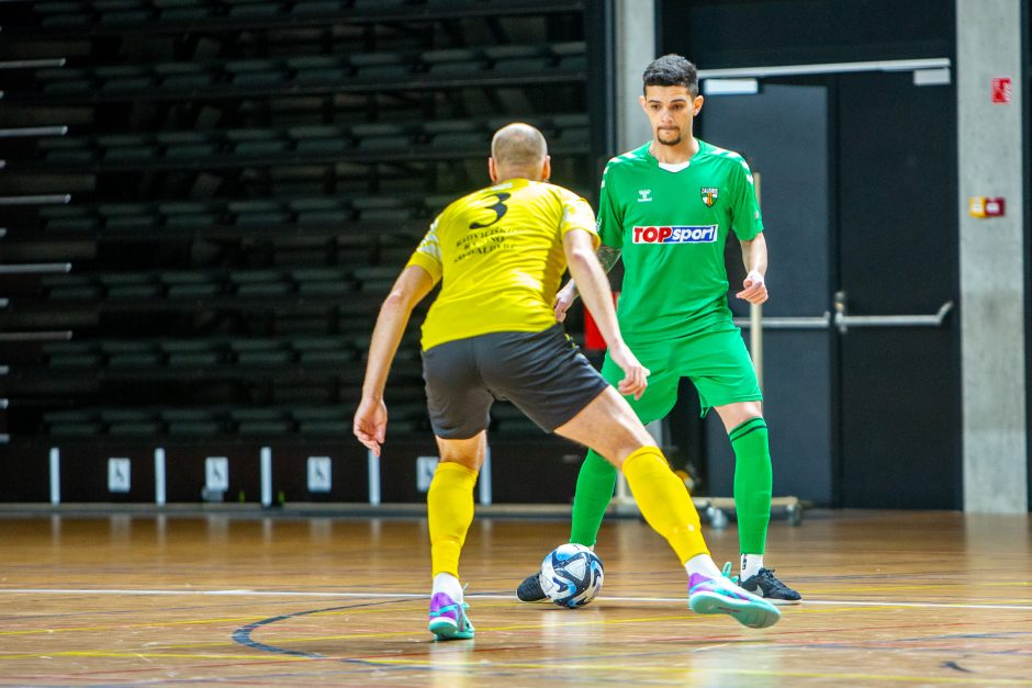 Salės futbolas  A lyga. „K.Žalgiris“ – „ŠSPC-Radviliškis“ 10:0