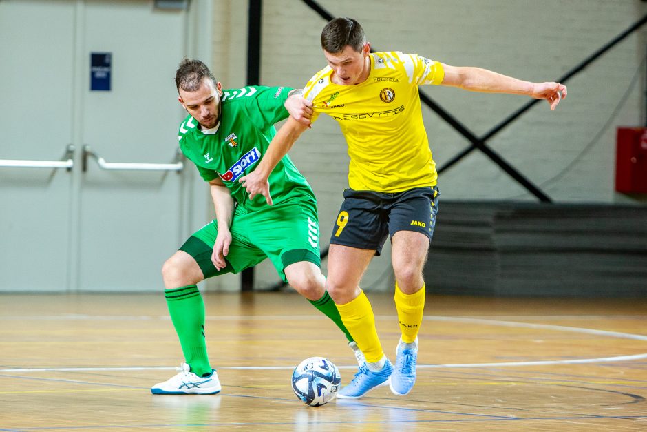 Salės futbolas  A lyga. „K.Žalgiris“ – „ŠSPC-Radviliškis“ 10:0