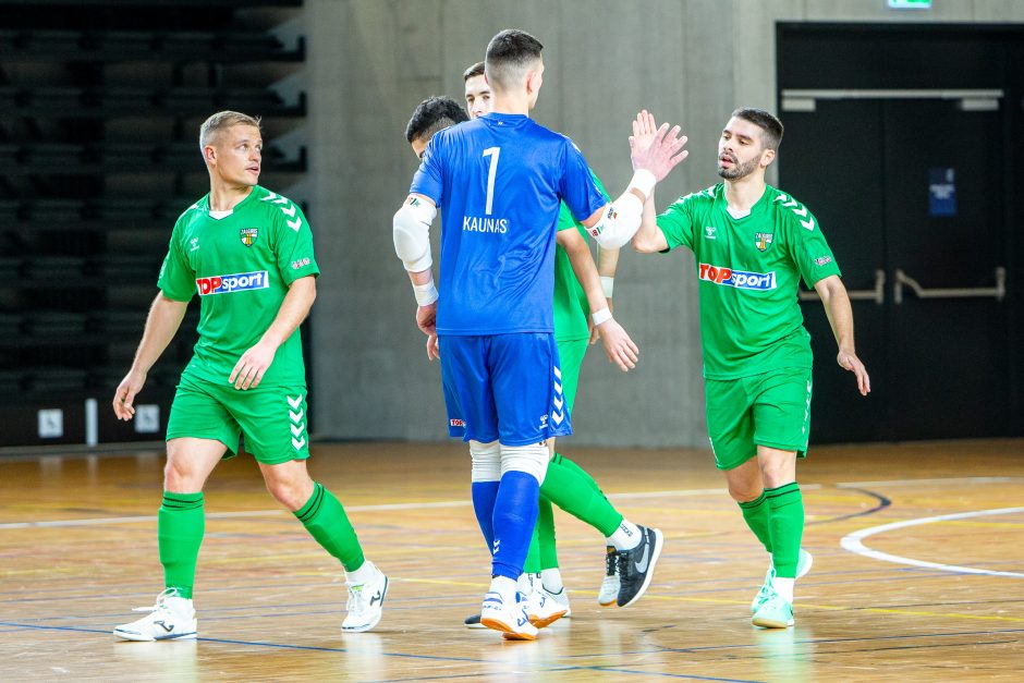 Salės futbolas  A lyga. „K.Žalgiris“ – „ŠSPC-Radviliškis“ 10:0