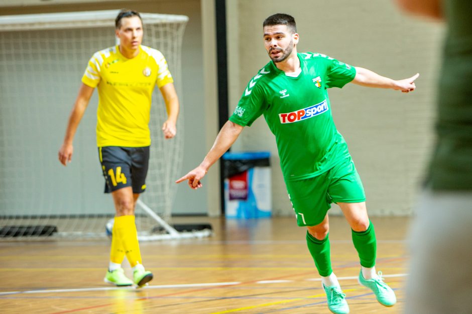 Salės futbolas  A lyga. „K.Žalgiris“ – „ŠSPC-Radviliškis“ 10:0