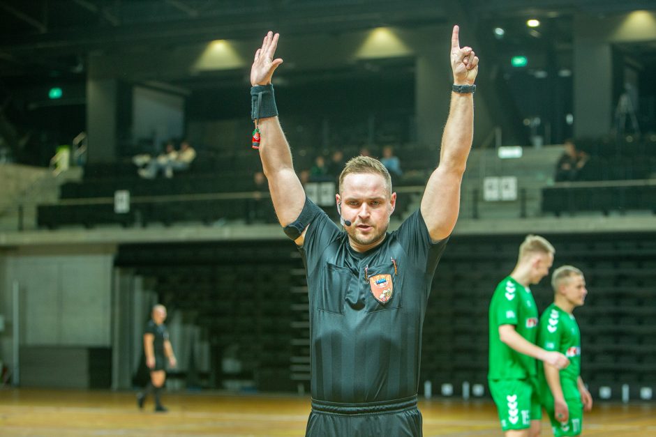 Salės futbolo A lyga: „K.Žalgiris“ – „Kėdainiai United“ 7:3