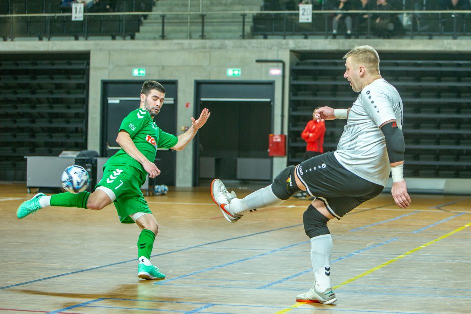 Salės futbolo A lyga: „K.Žalgiris“ – „Kėdainiai United“ 7:3