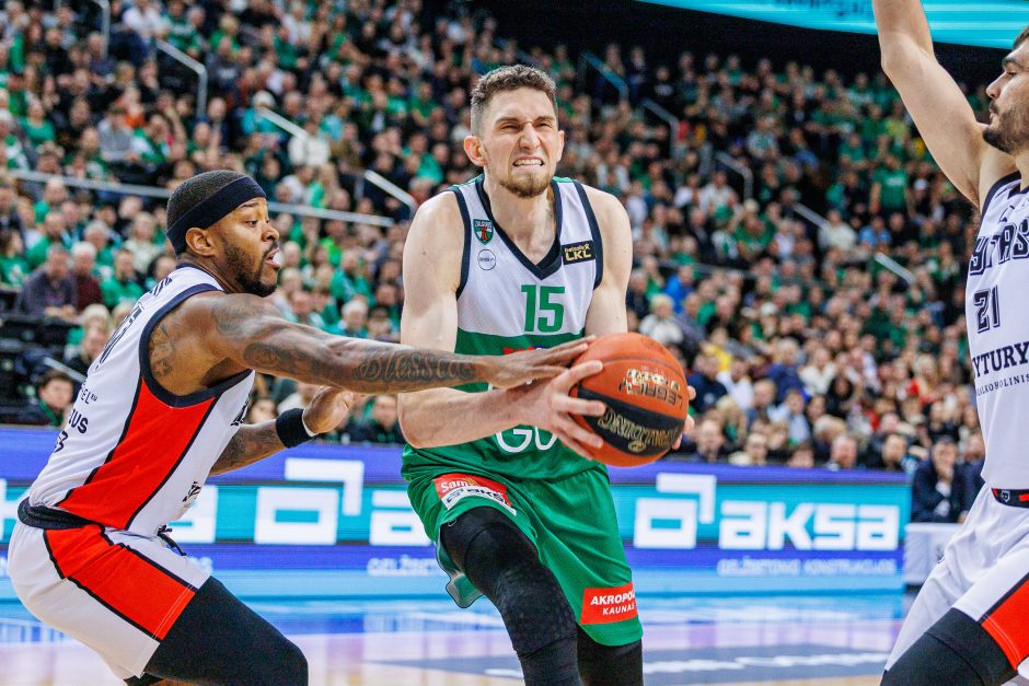 LKL rungtynės: Kauno „Žalgiris“ ir Vilniaus „Rytas“