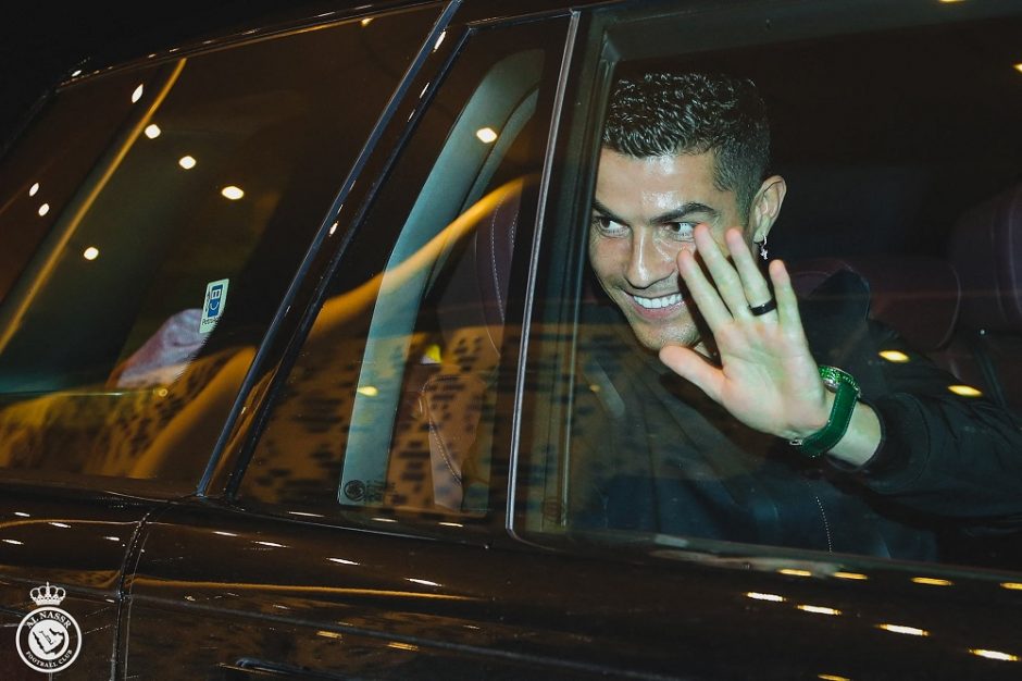 C. Ronaldo atvyko į Saudo Arabijos privatų oro uostą