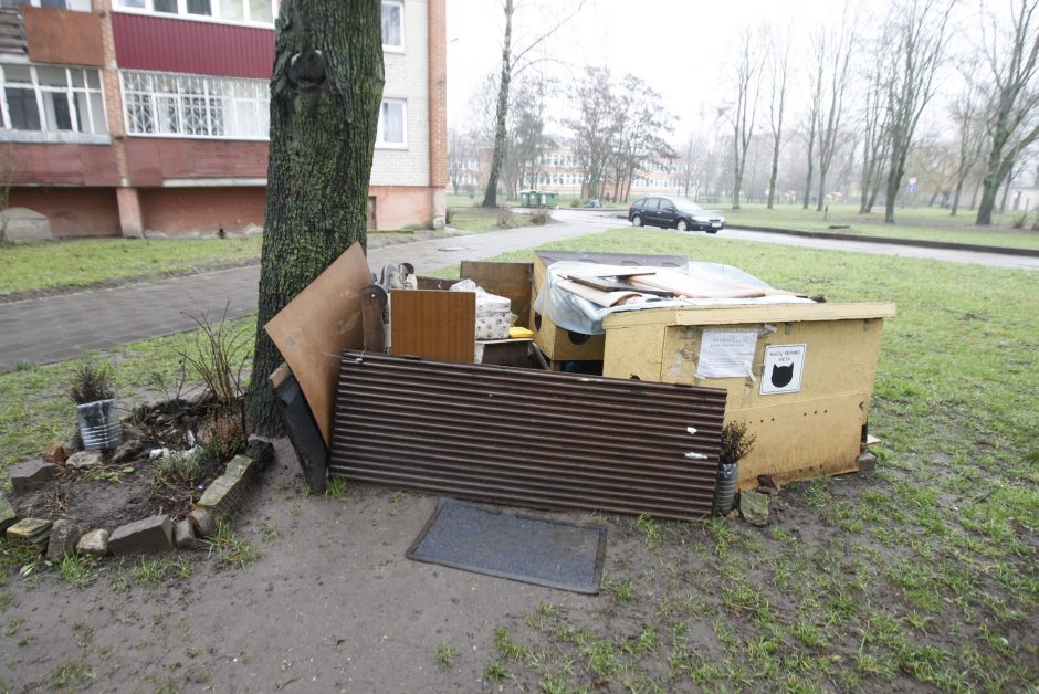 Kačių namelis Klaipėdoje virsta sąvartynu