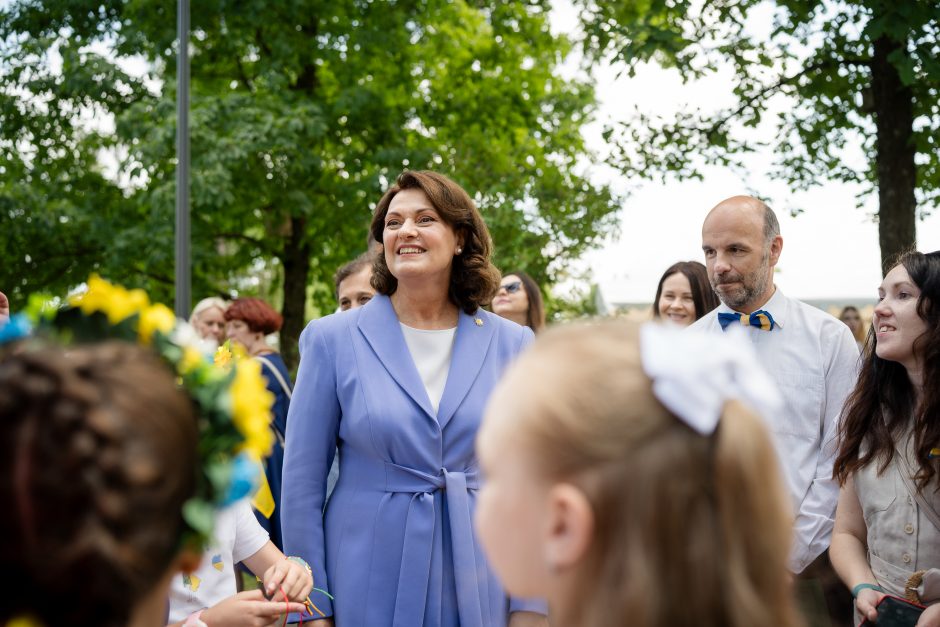 O. Zelenskos žodžiai Kaune: dėkojo už tautiečiams suteiktas galimybes