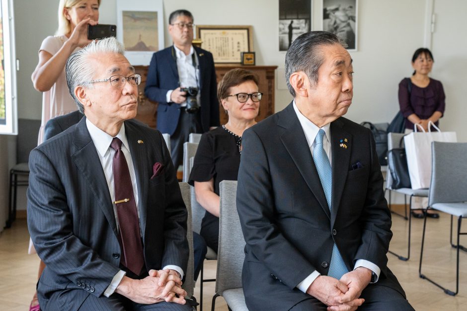 Sugiharos namų muziejus sulaukė 10 tūkst. eurų paramos iš garbės konsulo Japonijoje