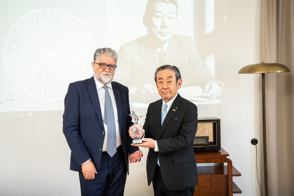 Sugiharos namų muziejus sulaukė 10 tūkst. eurų paramos iš garbės konsulo Japonijoje