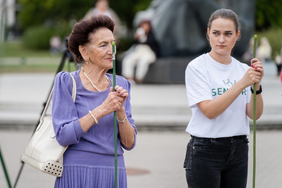 Senjorai palydėjo vasarą: azartiškos šachmatų partijos ir pasivaikščiojimai su bičiuliais