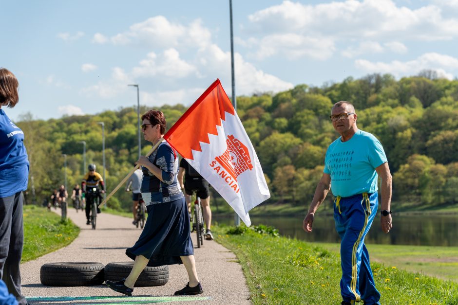 Naujos gatvės tiesimui nepritariantys Žemųjų Šančių gyventojai paminėjo protesto akcijos penkmetį