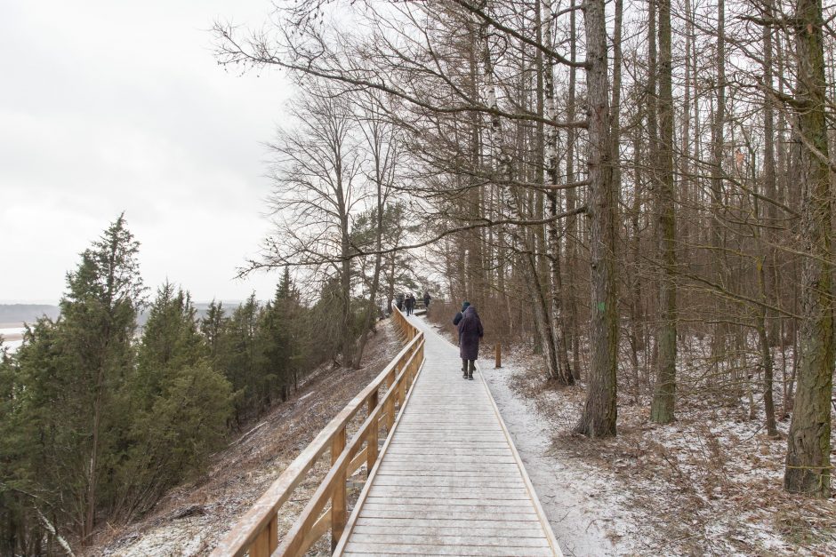 Atnaujinto Kadagių tako lankytojai: čia gražu bet kokiu oru