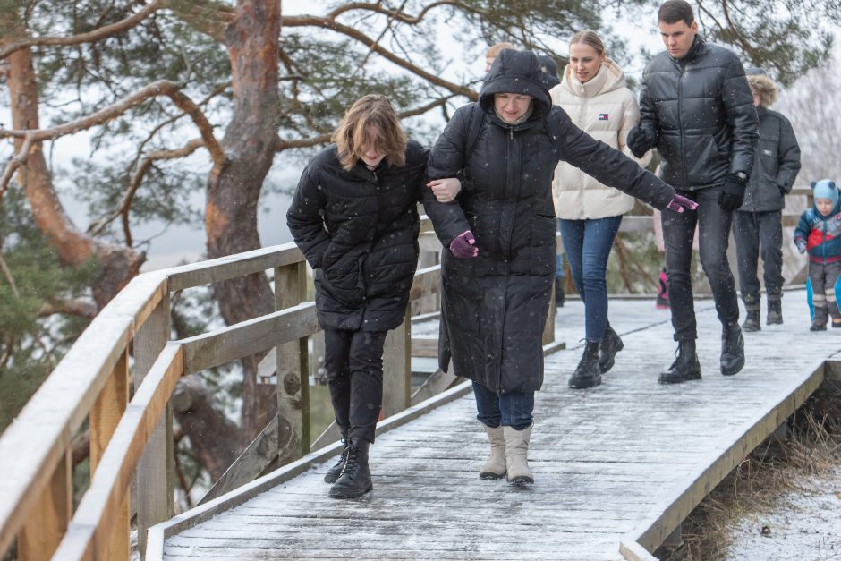 Atnaujinto Kadagių tako lankytojai: čia gražu bet kokiu oru