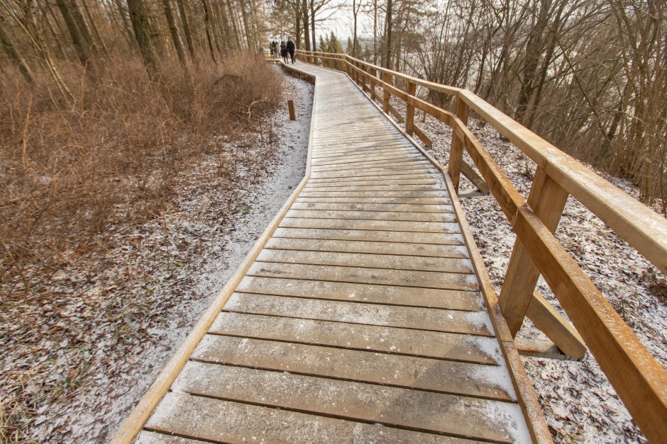 Atnaujinto Kadagių tako lankytojai: čia gražu bet kokiu oru