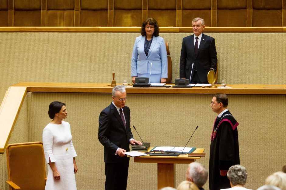 S. Skvernelis tikisi, kad G. Nausėda vienys, o ne skaldys