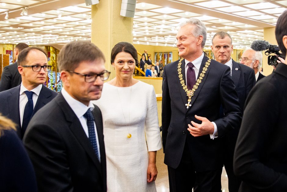 S. Skvernelis tikisi, kad G. Nausėda vienys, o ne skaldys