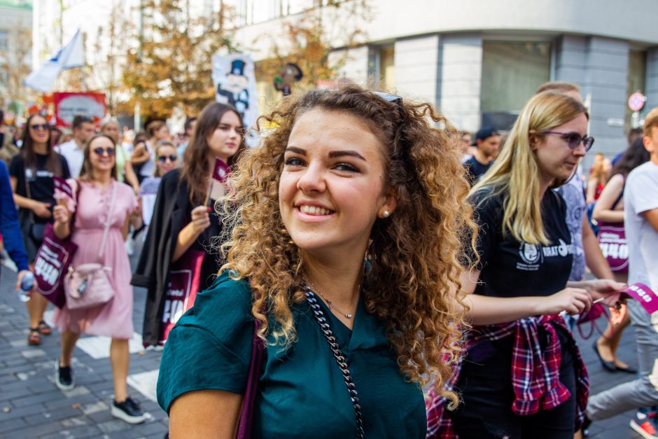 Sostinės centre – „Erasmus“ eitynės: bus eismo pokyčių