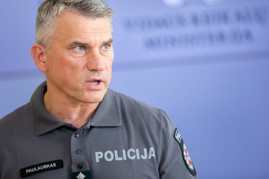 Laikinai vadovauti VST paskirtas policijos generalinio komisaro pavaduotojas A. Paulauskas