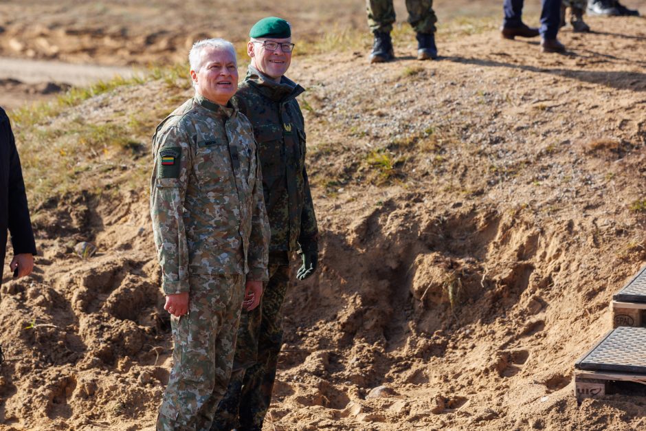 G. Nausėda: Vokietija turi brigados pratybų planus Lietuvoje