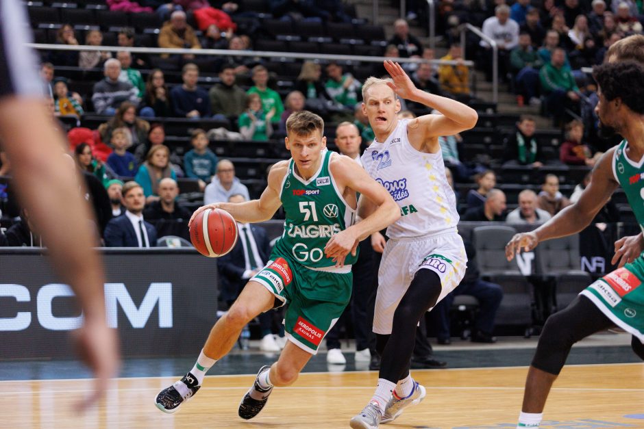 Šįkart „Žalgiris“ rėmėsi jaunimu: neturėjo daug vargo su „Pieno žvaigždėmis“