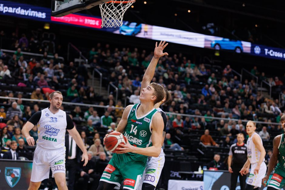 Šįkart „Žalgiris“ rėmėsi jaunimu: neturėjo daug vargo su „Pieno žvaigždėmis“