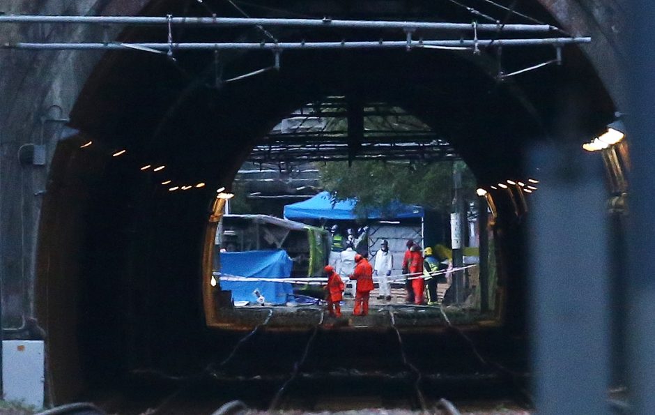 Tramvajaus avarijos Londone aukų padaugėjo iki septynių