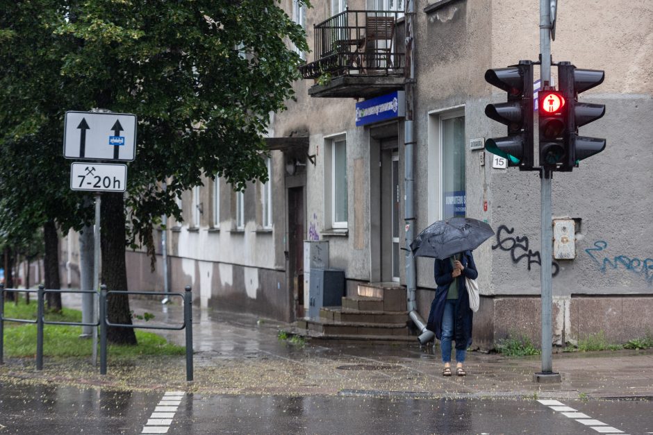 Lietingas antradienis: vietomis iškrito daugiau nei du trečdaliai mėnesio lietaus normos