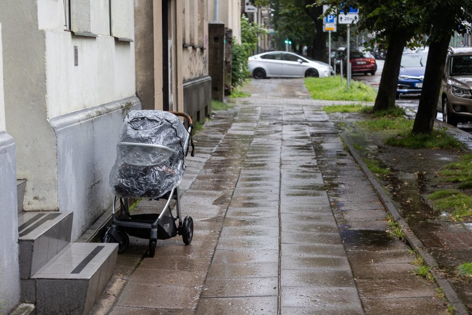 Lietingas antradienis: vietomis iškrito daugiau nei du trečdaliai mėnesio lietaus normos