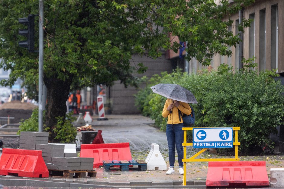 Lietingas antradienis: vietomis iškrito daugiau nei du trečdaliai mėnesio lietaus normos