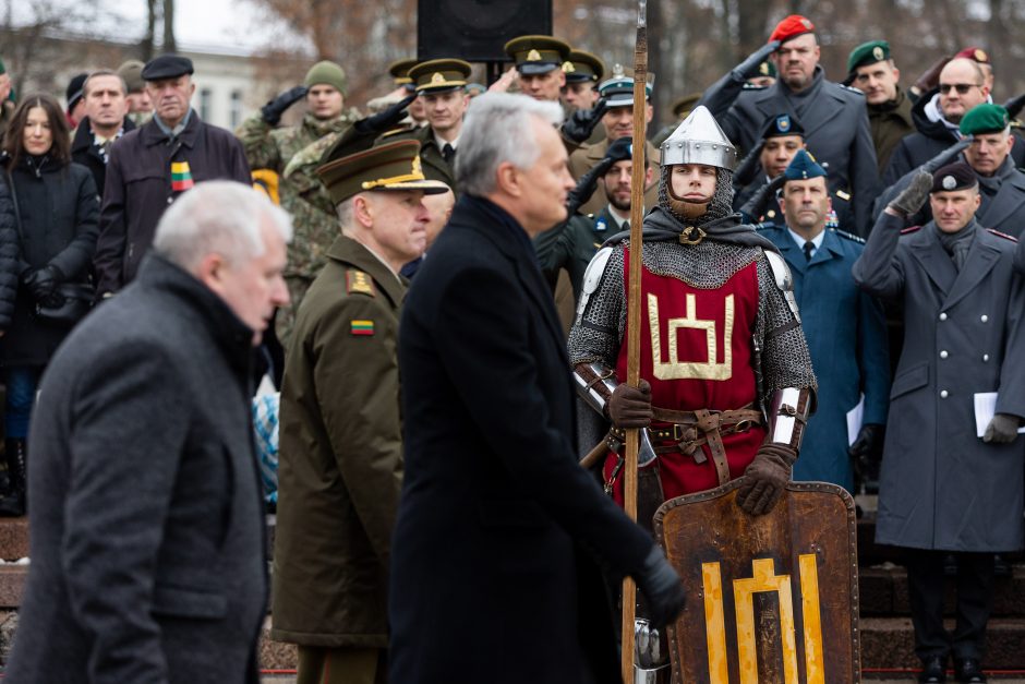 G. Nausėda kariuomenės minėjime: Lietuva išlieka Rusijos imperinių ambicijų taikinyje