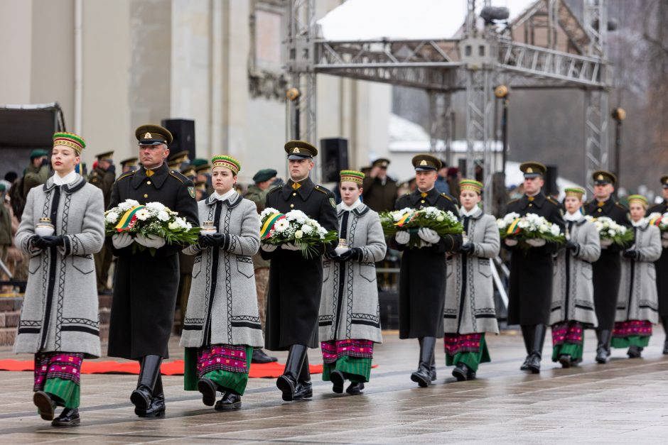 G. Nausėda kariuomenės minėjime: Lietuva išlieka Rusijos imperinių ambicijų taikinyje