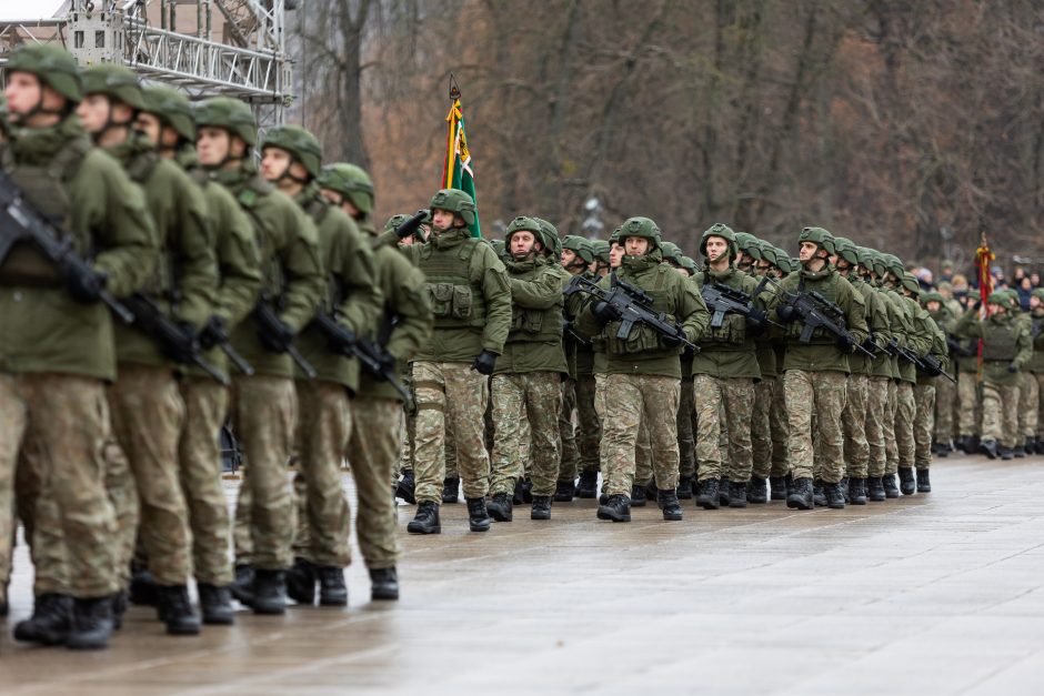 G. Nausėda kariuomenės minėjime: Lietuva išlieka Rusijos imperinių ambicijų taikinyje