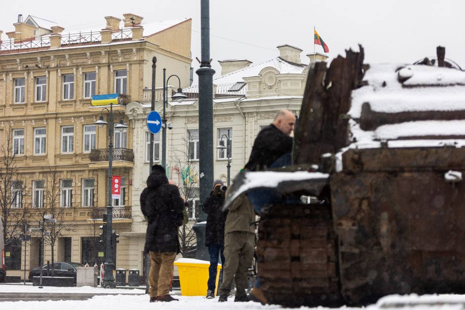 Papiktino raudoni gvazdikai prie rusų tanko: ar Lietuvoje galima garbinti okupantus?