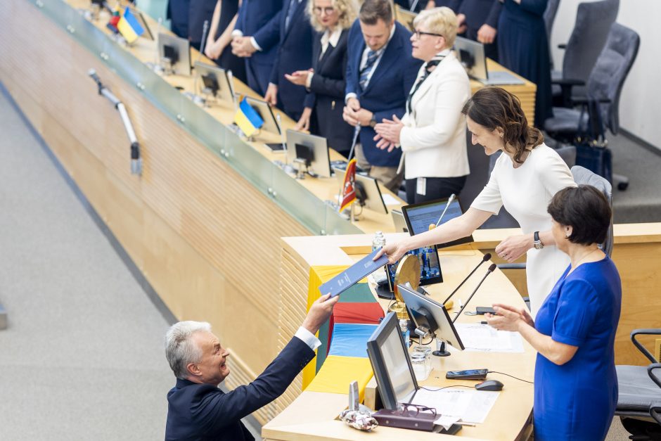 D. Grybauskaitė: daugelis G. Nausėdos išsakytų pastabų politikams – taiklios