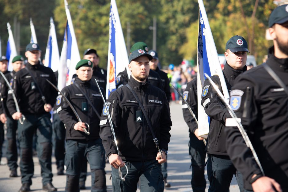 Kaune – didžiulė policijos šventė: pasitiko pramogų gausa