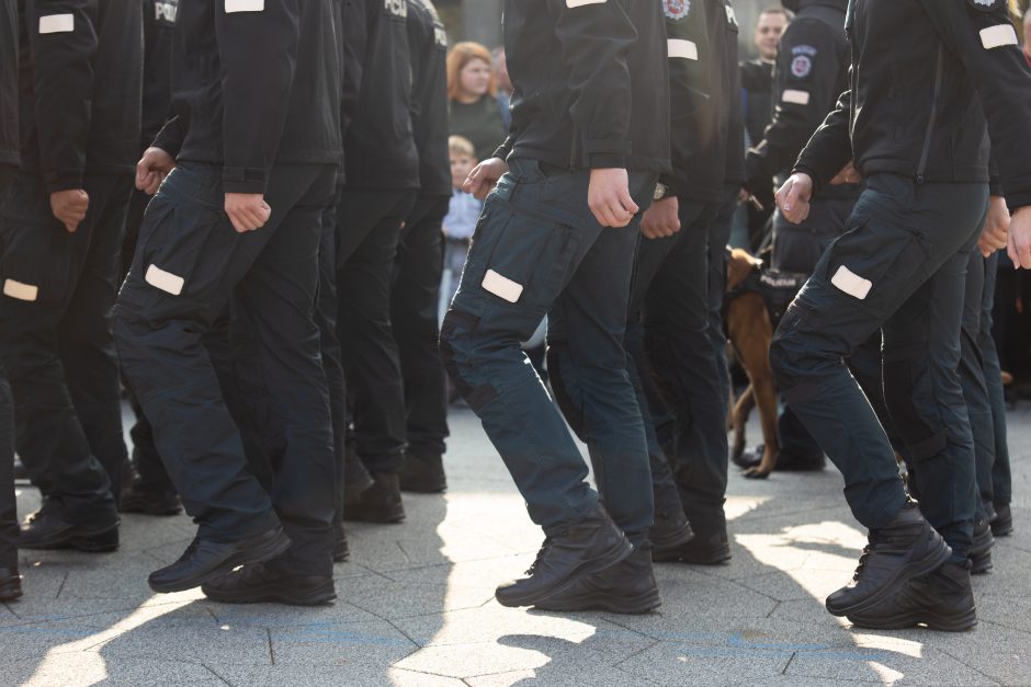 Kaune – didžiulė policijos šventė: pasitiko pramogų gausa