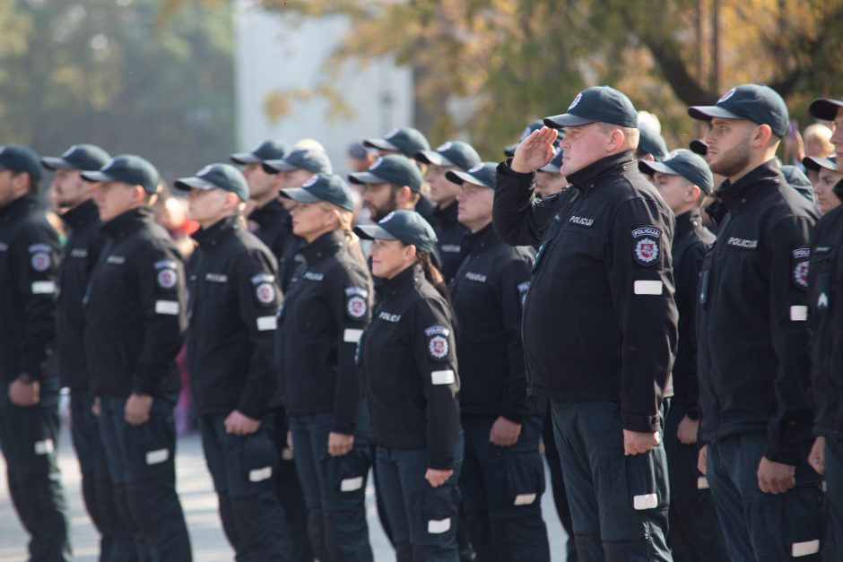 Kaune – didžiulė policijos šventė: pasitiko pramogų gausa