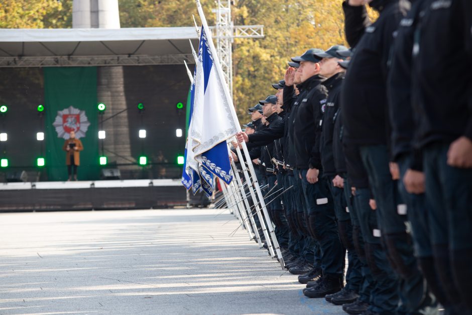 Kaune – didžiulė policijos šventė: pasitiko pramogų gausa