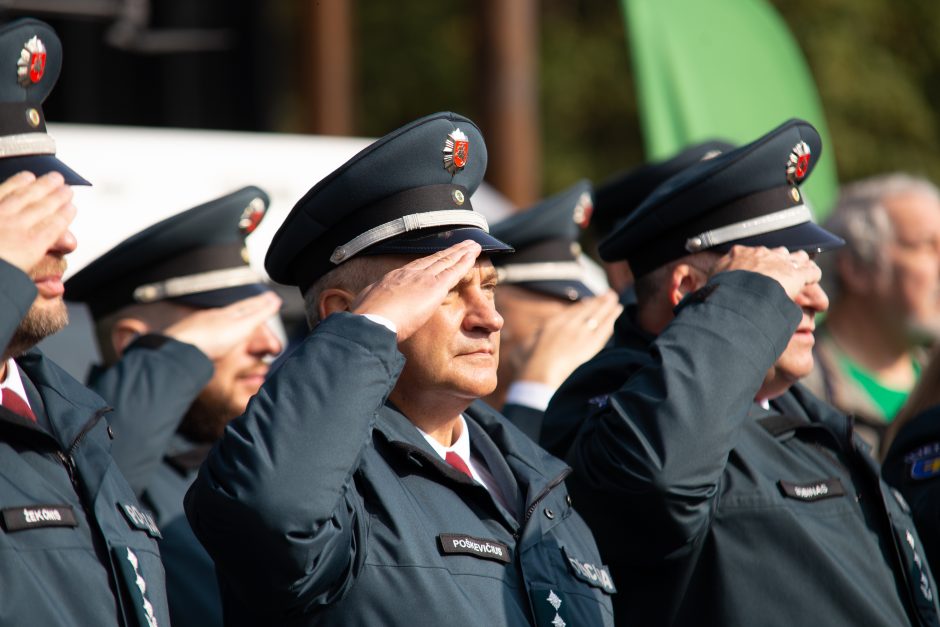 Kaune – didžiulė policijos šventė: pasitiko pramogų gausa