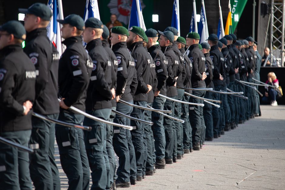 Kaune – didžiulė policijos šventė: pasitiko pramogų gausa